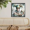Diamond Painting-5D Full Round Drill Clown(40*40 CM)