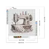 Sewing Machine-Full Round Diamond Painting 40*40CM