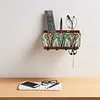 Bo&icirc;tier de rangement en diamant pour peinture en diamant mont&eacute; au mur en forme d&rsquo;&eacute;l&eacute;phant avec crochet