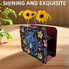 DIY Gem Wolf Heart Diamond Painting Wooden Tube Vase