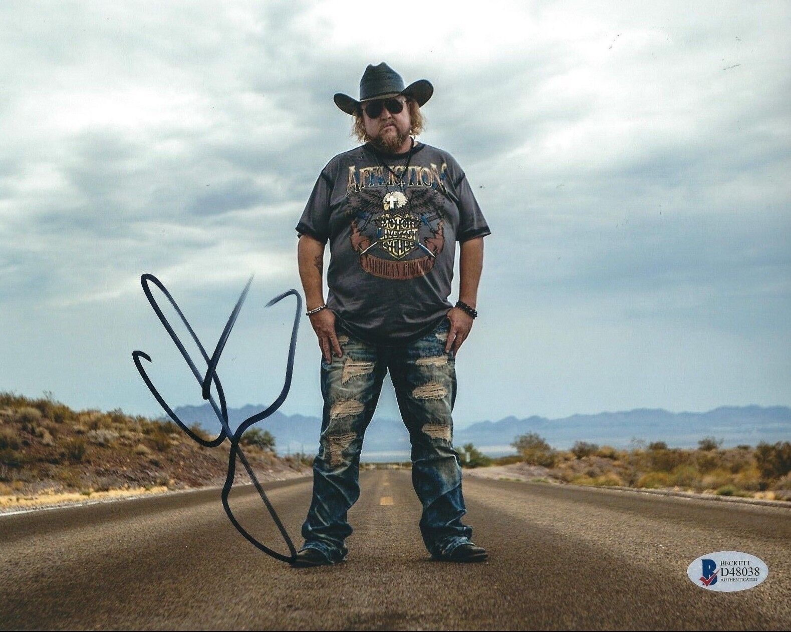 Colt Ford Signed 8x10 Photo Poster painting *Dirt Road Anthem *Country Rapper BAS D48038