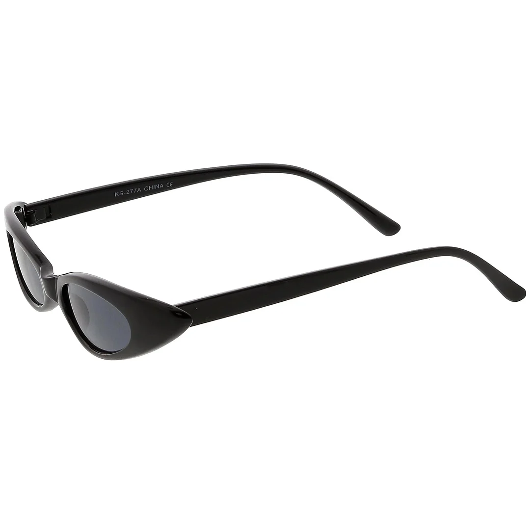 Pastel Thin Extreme Oval glasses Neutral Colored Oval Lens 47mm