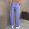 Gioiacombo&trade; Nuovi pantaloni sportivi casual larghi semplici da donna