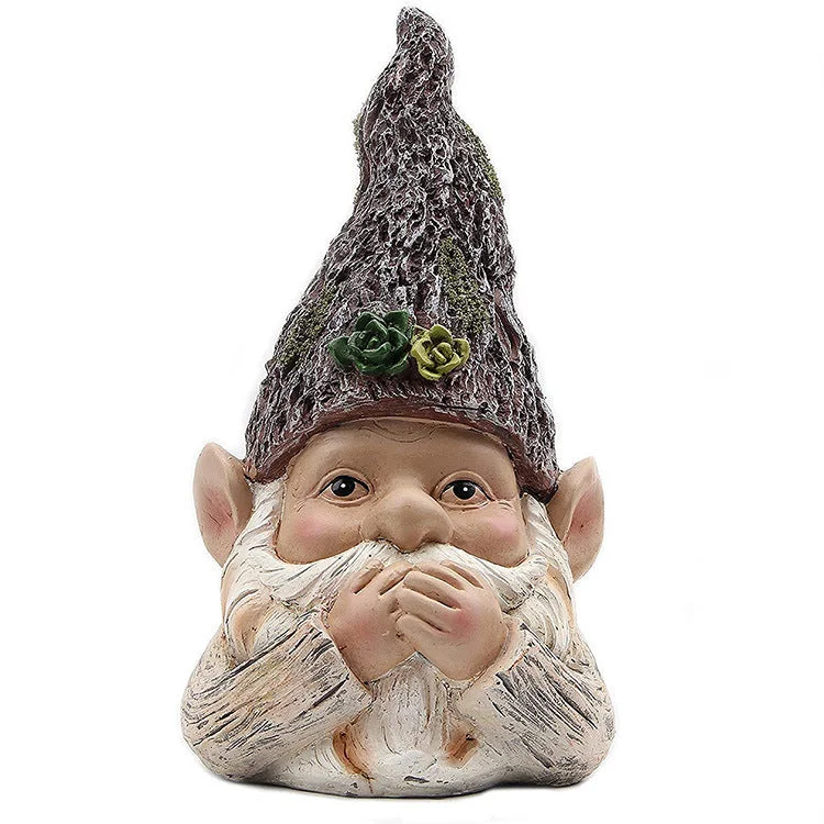 Wisdom Gnome Garden Statue Garden Decoration Resin Accessories