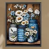 Diamond Painting -DIY Full Square Drill Daisy Vase(40x50cm)