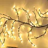 Vine Light Rattan Tree with Remote Control USB Flexible Willow Vine Lights Reusable DIY Willow Vines Branch Light for Room Wall Wedding Party Decor