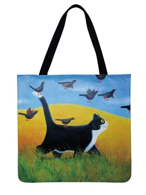 Linen Eco-friendly Tote Bag - CatReusable