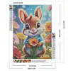 3pcs Diamond Painting -DIY Round Drill Flower Animals