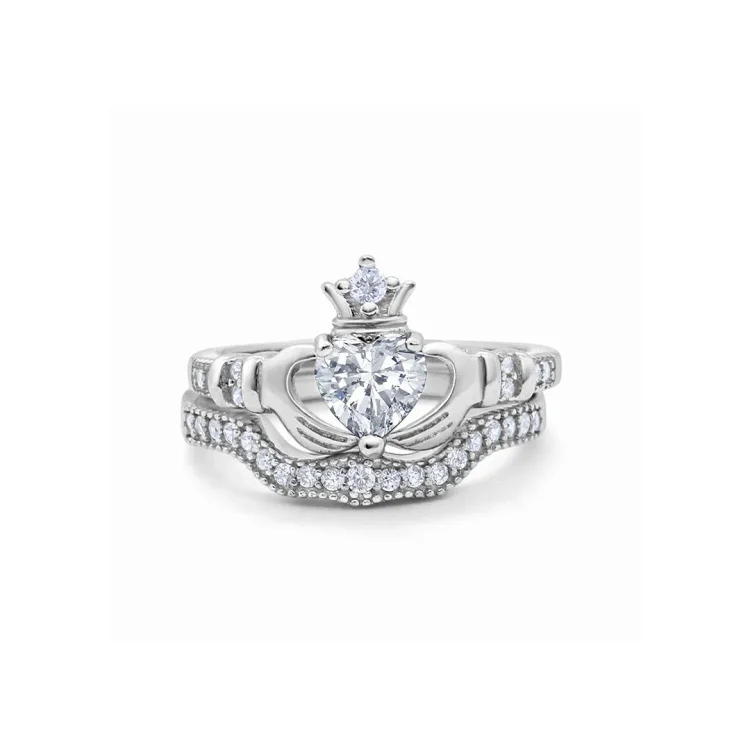 Claddagh Double Stacked Ring