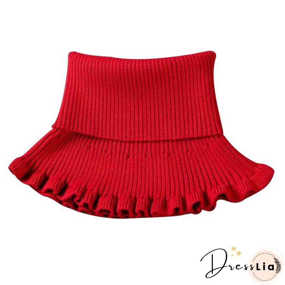 New Girl Ladies Women Fashion Knitted Detachable Fake Collar Scarf For Shirt Fake Collars