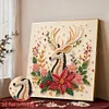 DIY Pearl Painting - Handmade Self - Adhesive Pearls - Christmas Reindeer