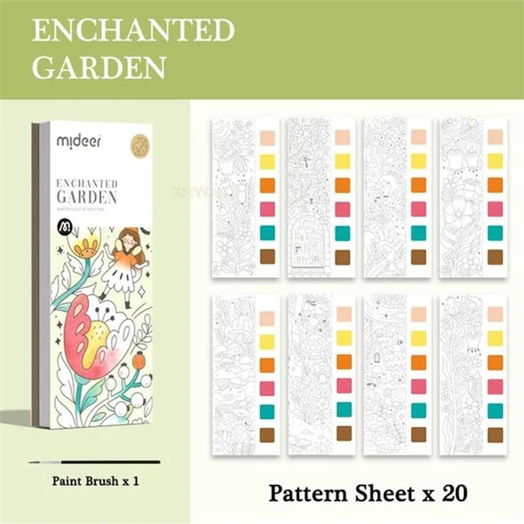 Upstronge Pocket Watercolor Painting Book