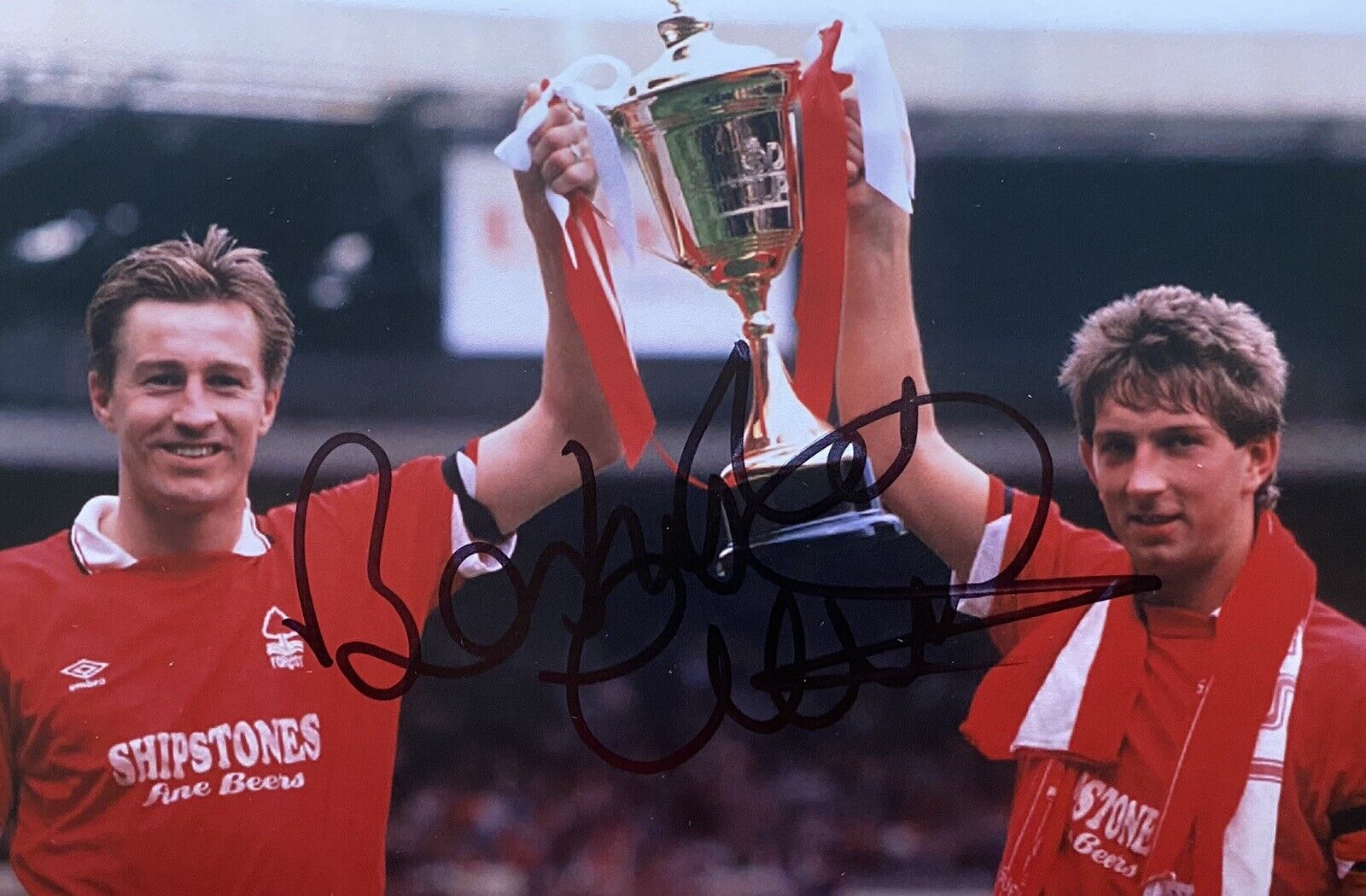 Garry Parker Genuine Hand Signed Nottingham Forest 6X4 Photo Poster painting