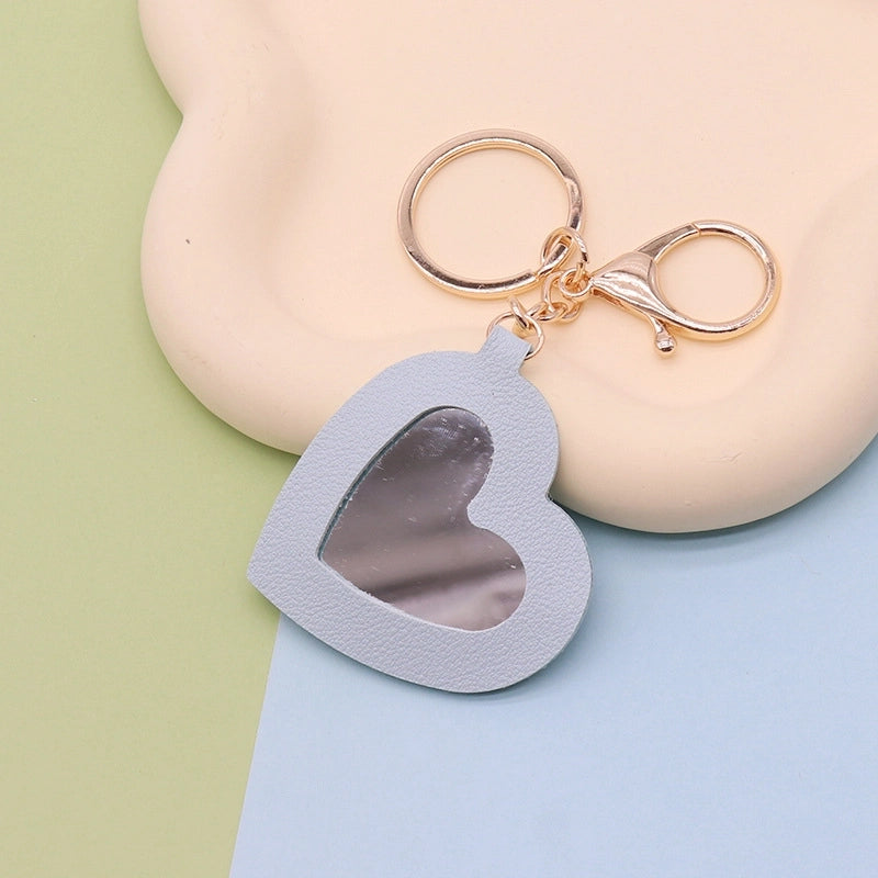 Minimalist Flower Pu Leather Women’s Keychain