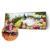 Diamond Painting-DIY Full Crystal Rhinestone Peacock（110*45 CM）