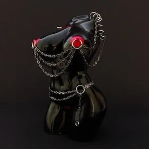 pornhint Pornhint Mistress 10 inch Bondage Woman Body Art Sculpture, Nude BDSM Female Torso, Fetish Women Statue