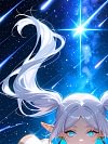 Meteor Frieren Decorative Painting - Frieren: Beyond Journey's End - BLK Studio