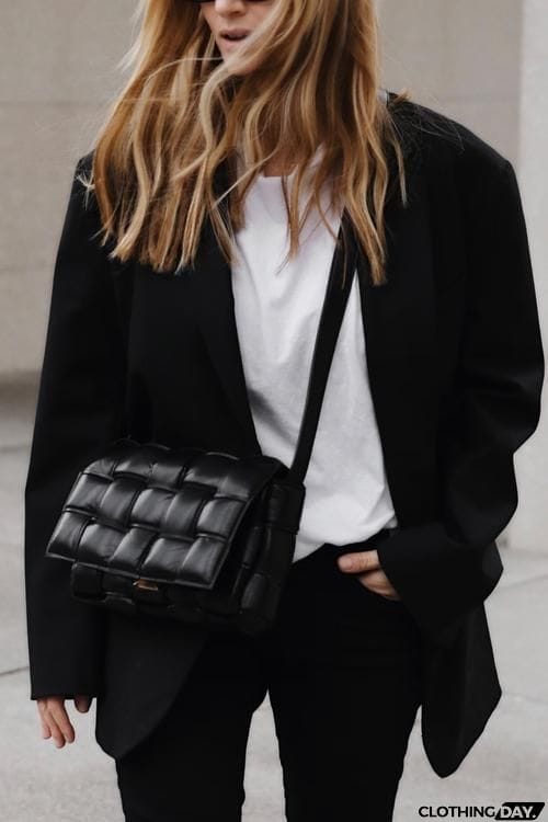 Weave Square Crossbody Bag