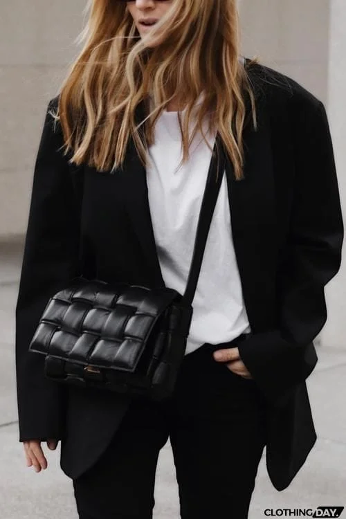 Weave Square Crossbody Bag