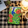 Peacock 5D DIY Diamond Art Painting Notebook Kit 50 Pages A5 Rhinestone Art Painting Notebook Kit for Adults Beginners Holiday Birthday Gift