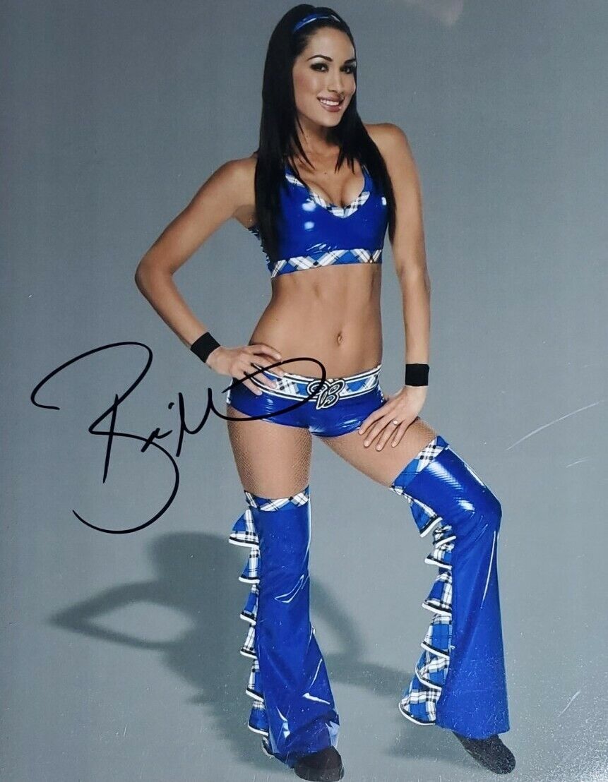 Brie Bella Authentic Autographed 8x10 Photo Poster painting w/ COA