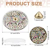 4pcs DIY Diamond Painting Incense Tray Incense Burner Stick Holder (Mandala)