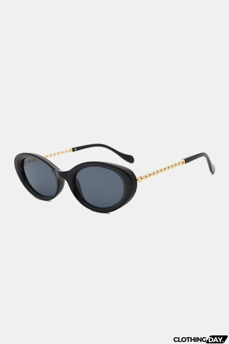 Polycarbonate Frame Cat-Eye Sunglasses