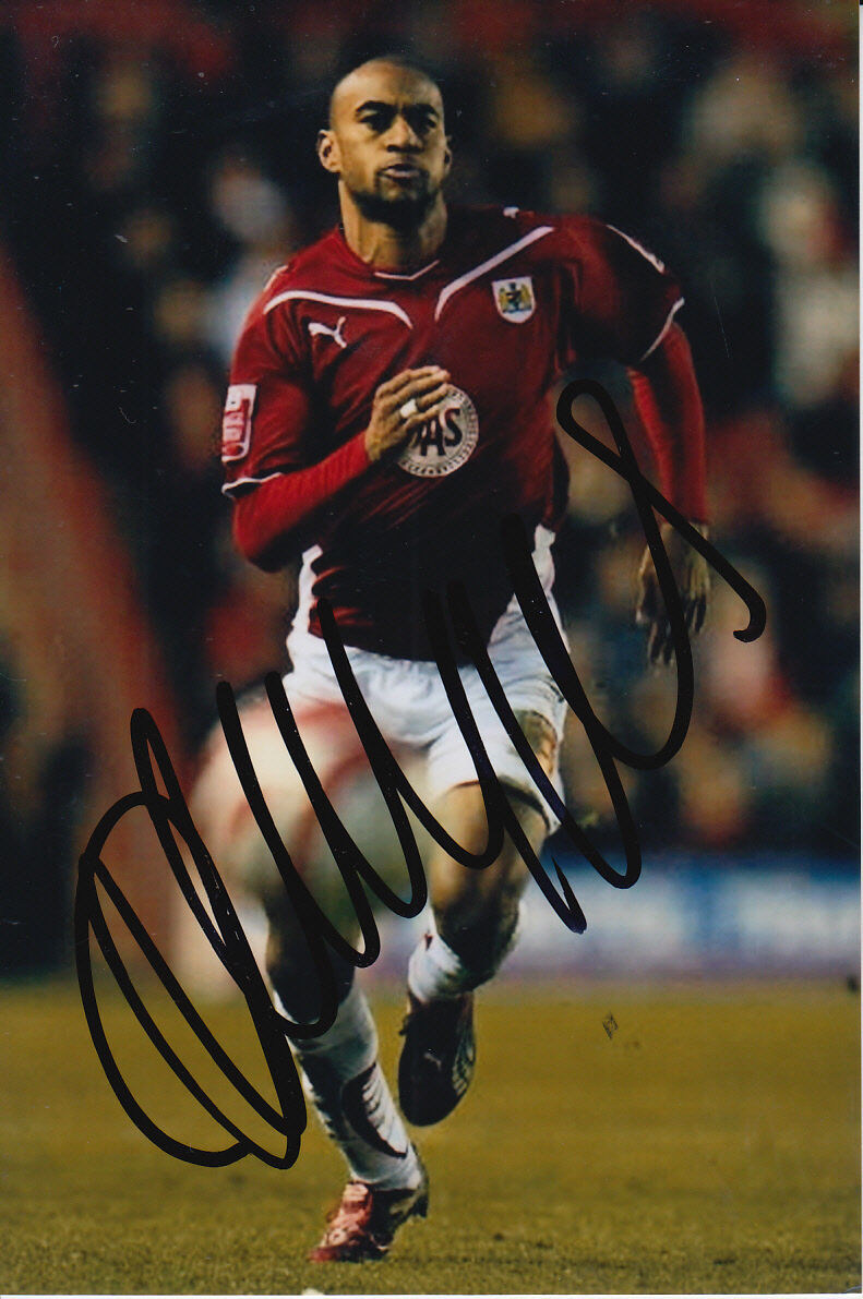 BRISTOL CITY HAND SIGNED DANNY HAYNES 6X4 Photo Poster painting 2.