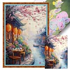 Spring-11CT Stamped Cross Stitch 50*70cm/19.69*27.56in(Big Size) tapestrymarket