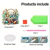 (US Only)2D Flat Easter Basket Egg DIY Desktop Diamond Art Kits Acrylic Diamond Art Decor