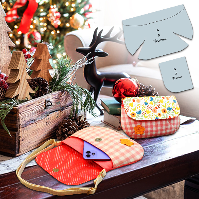 Shoulder Bag Easy Bag Sewing template With Instructions