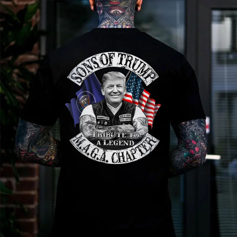 SONS OF TRUMP M.A.G.A CHAPTER Print Men's T-shirt