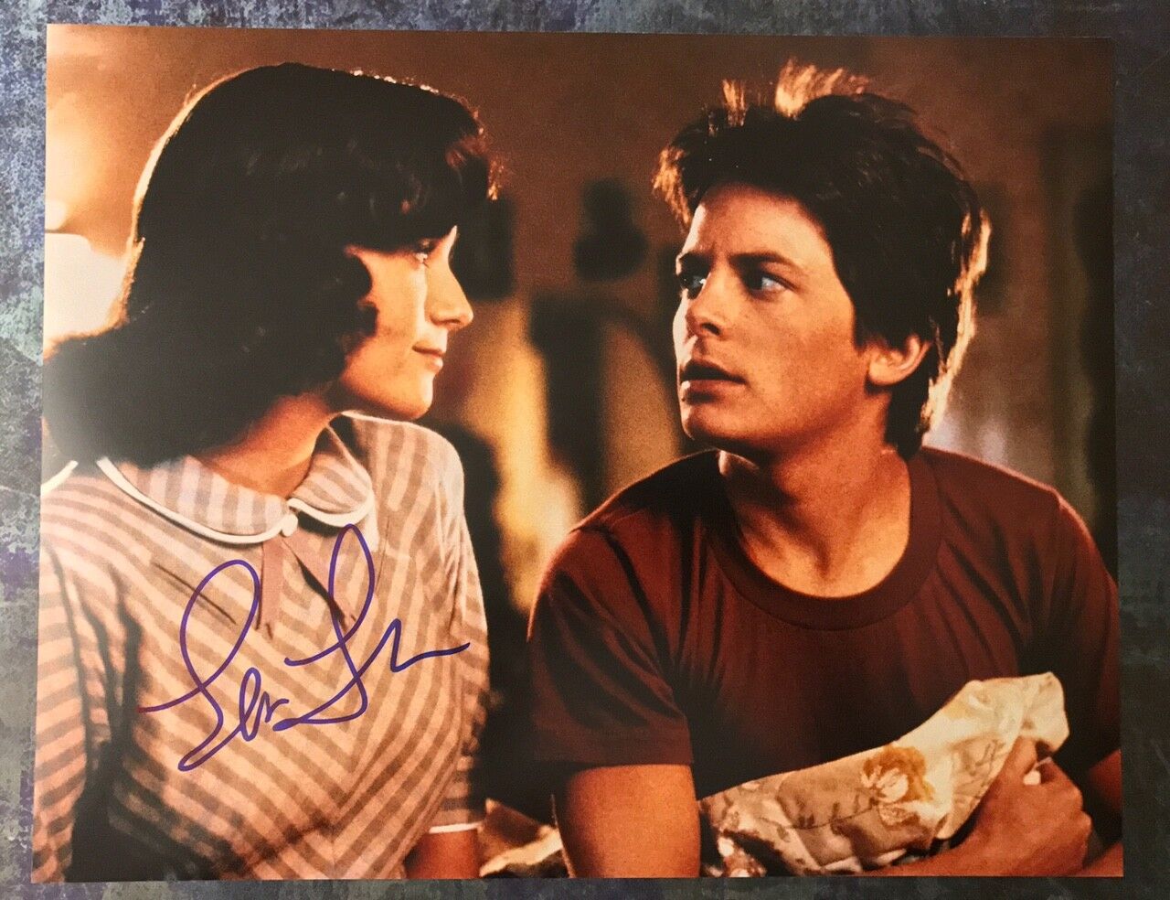 GFA Back to the Future * LEA THOMPSON * Signed 11x14 Photo Poster painting PROOF AD2 COA