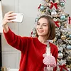 Nutcracker Acrylic Soap Pump Dispenser Refillable Gel Liquid Container for Home
