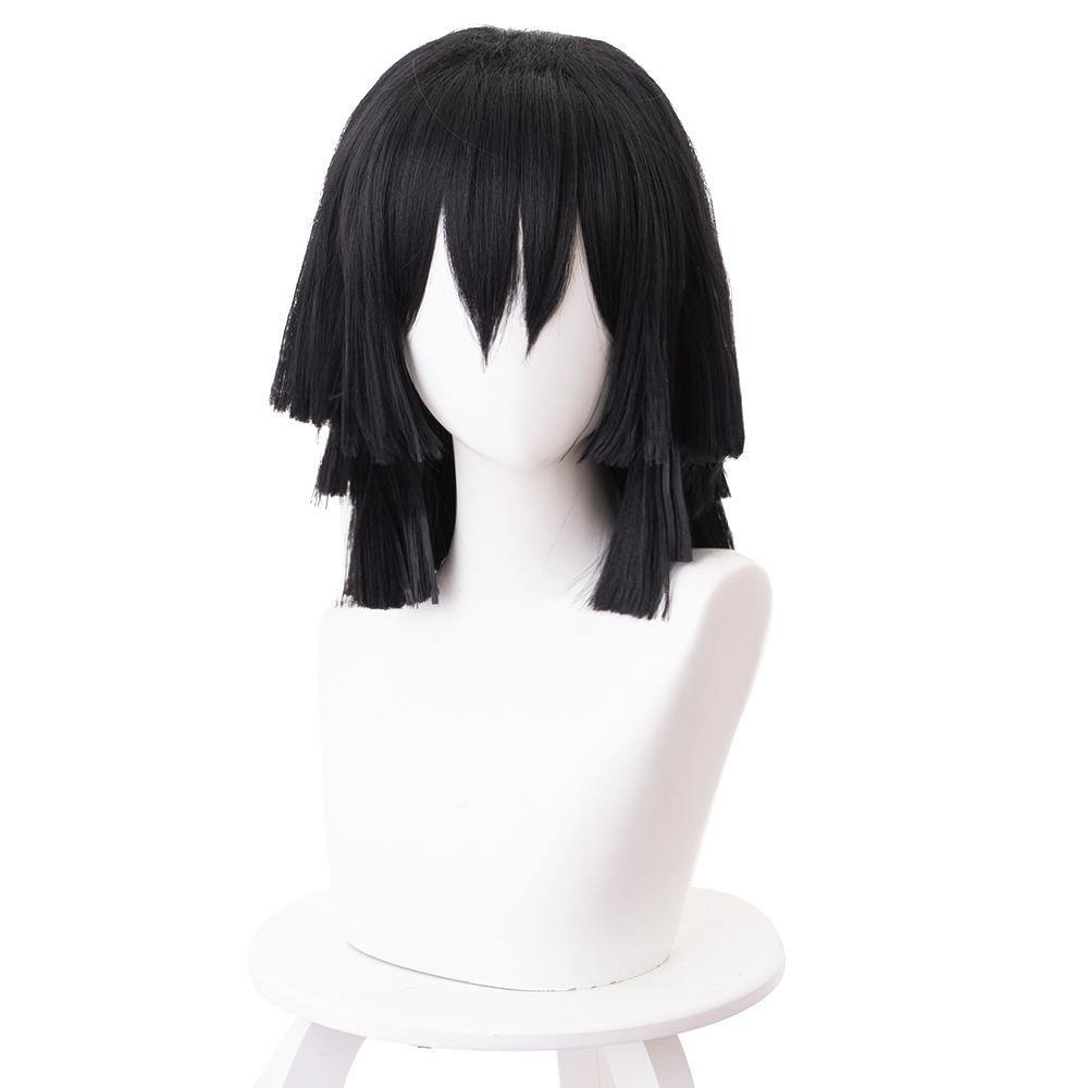 Demon Slayer Kimetsu no Yaiba Obanai Iguro Perücke Cosplay Perücke