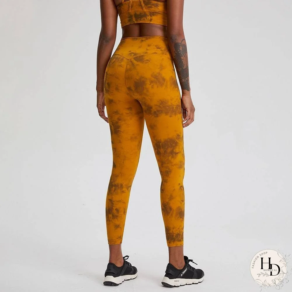 CLASSIC 3.0-TIE DYE Naked Feel Fitness Workout Legging Women No Camel Toe Squat Proof Yoga Pants Sport Gym Legging 2-12