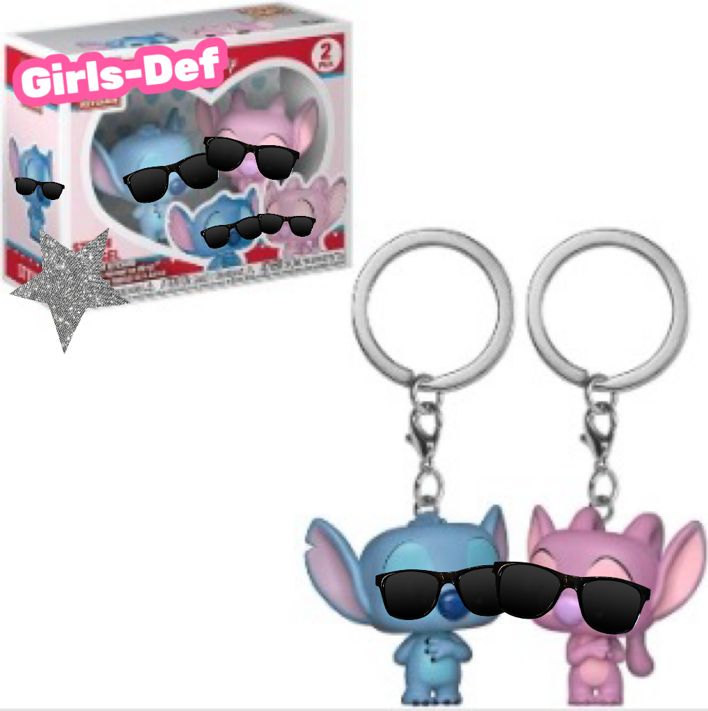 Valentines ST!TCH & ANG3L self defense keychain with jumbo love plushies and more!