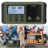 10000mAh Emergency Radio Solar/Hand Crank Charging Multifunctional DAB FM Radio