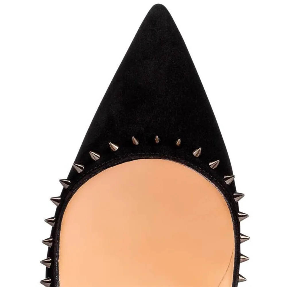 Red Bottom Women's High Heels Party Stiletto Pumps Closed Pointed Toe-MERUMOTE