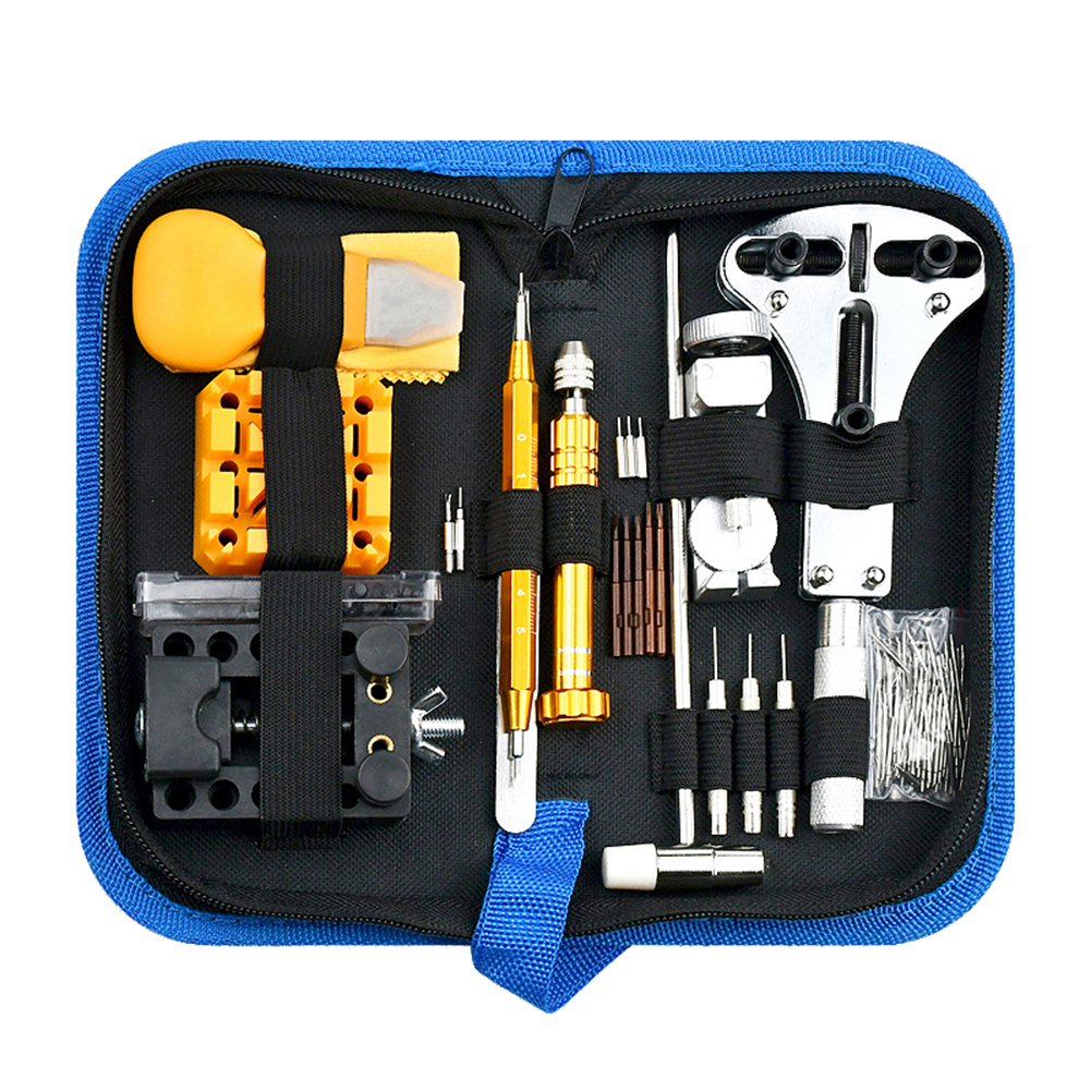 

149pcs Watch Opener Repair Tool Kit Clock Knife Screwdriver Pin Hammer Set, 501 Original