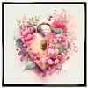 Diamond Painting -DIY Round Drill Love Lock