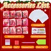 Pink Christmas DIY Diamond Painting Greeting Cards with Envelopes