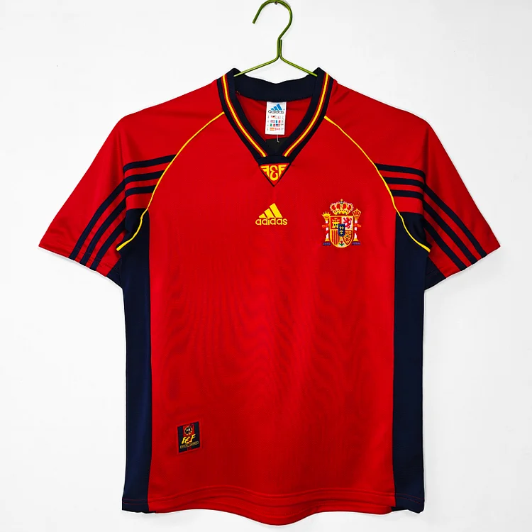1998 Spain Home Retro Jersey