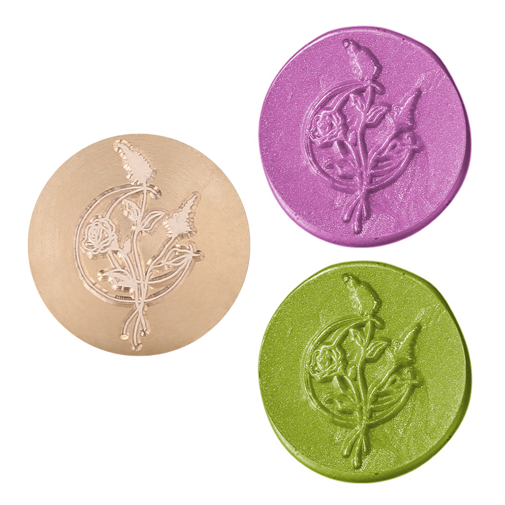 

25mm Flower Sealing Wax Stamp Head - Wax Seal Stamp, 501 Original