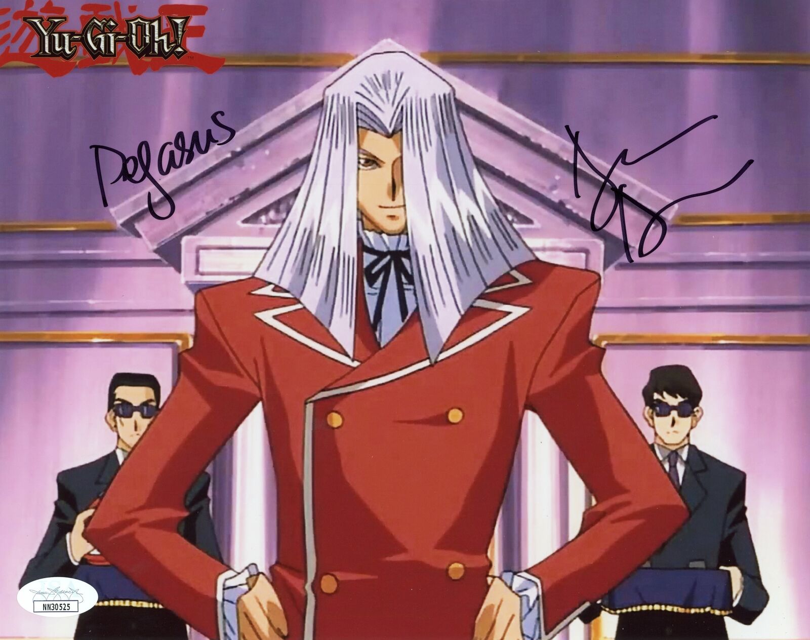 Darren Dunstan Yu-Gi-Oh! Maximillion Pegasus 8x10 Photo Poster painting Signed Autograph JSA COA