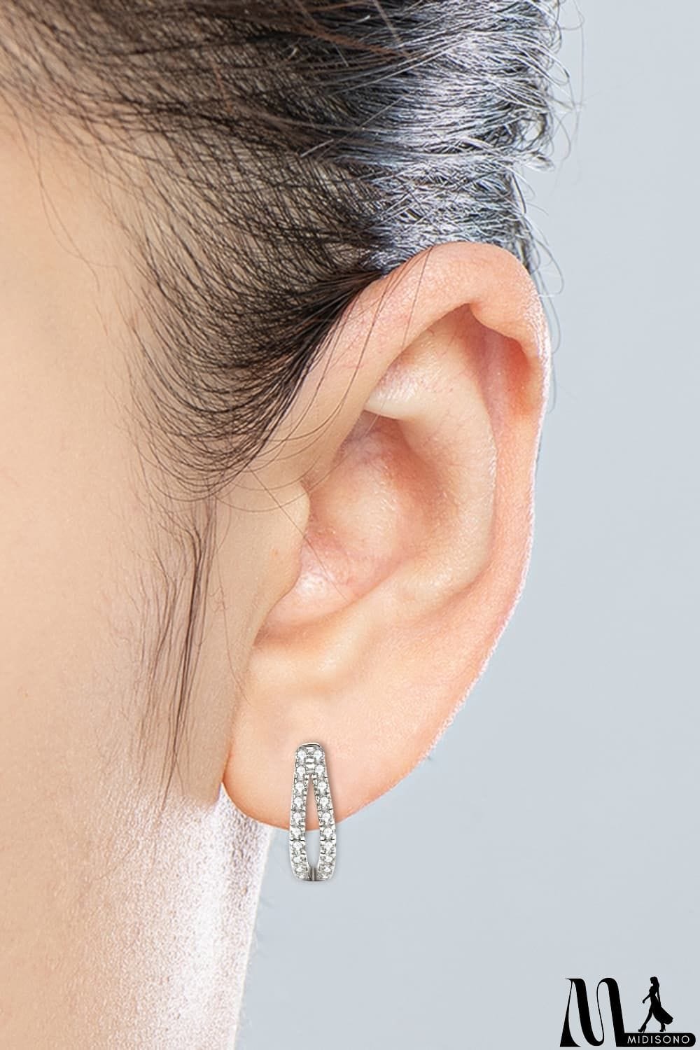 MidiSono - Moissanite 925 Sterling Silver Earrings