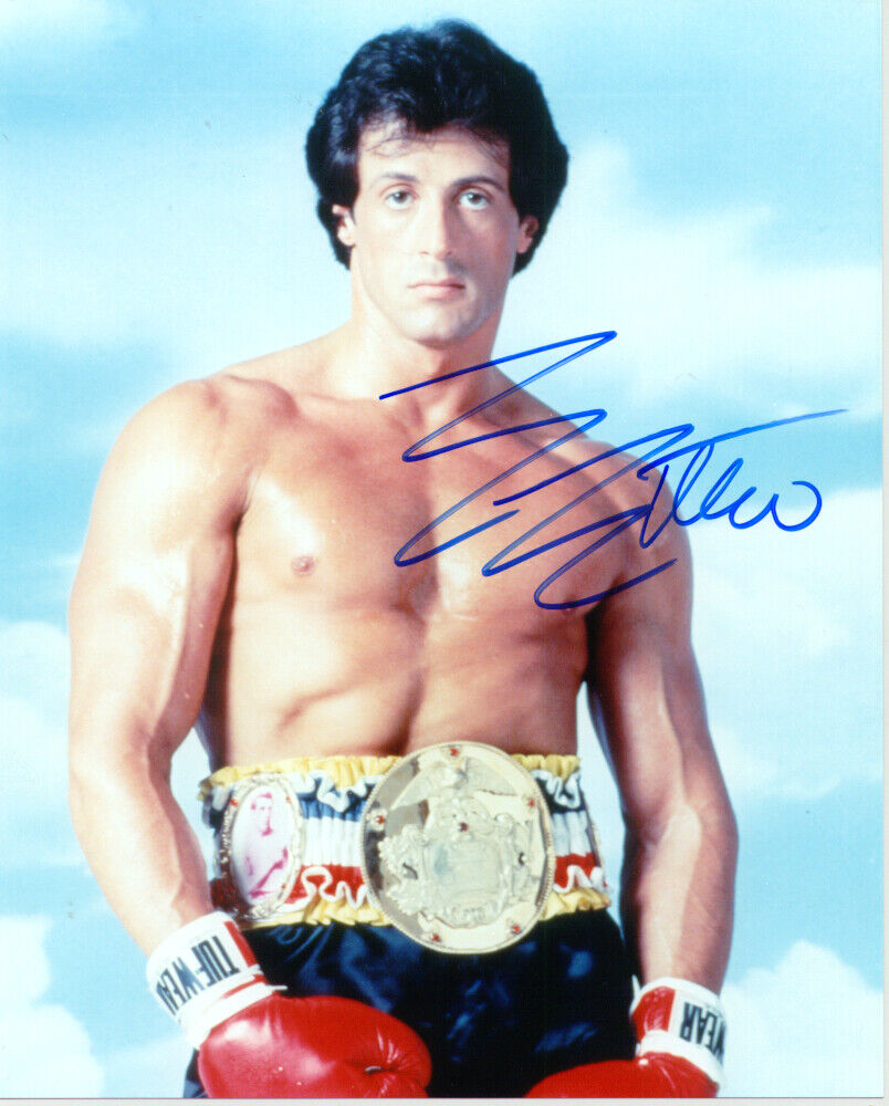 ROCKY - SYLVESTER STALLONE Signed Autographed 8x10 Reprint Photo Poster painting #2 !!