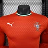 2025 Long Sleeve Player Version Portugal Home Football Shirt 1:1 Thai Quality