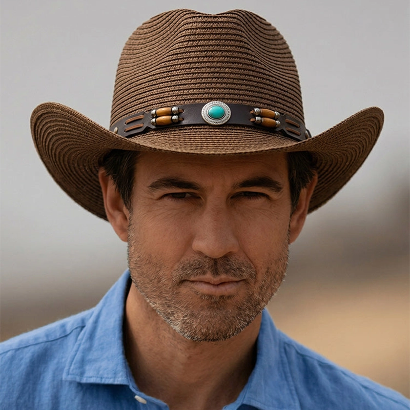 Classic Summer Straw Fishing Beach Hat
