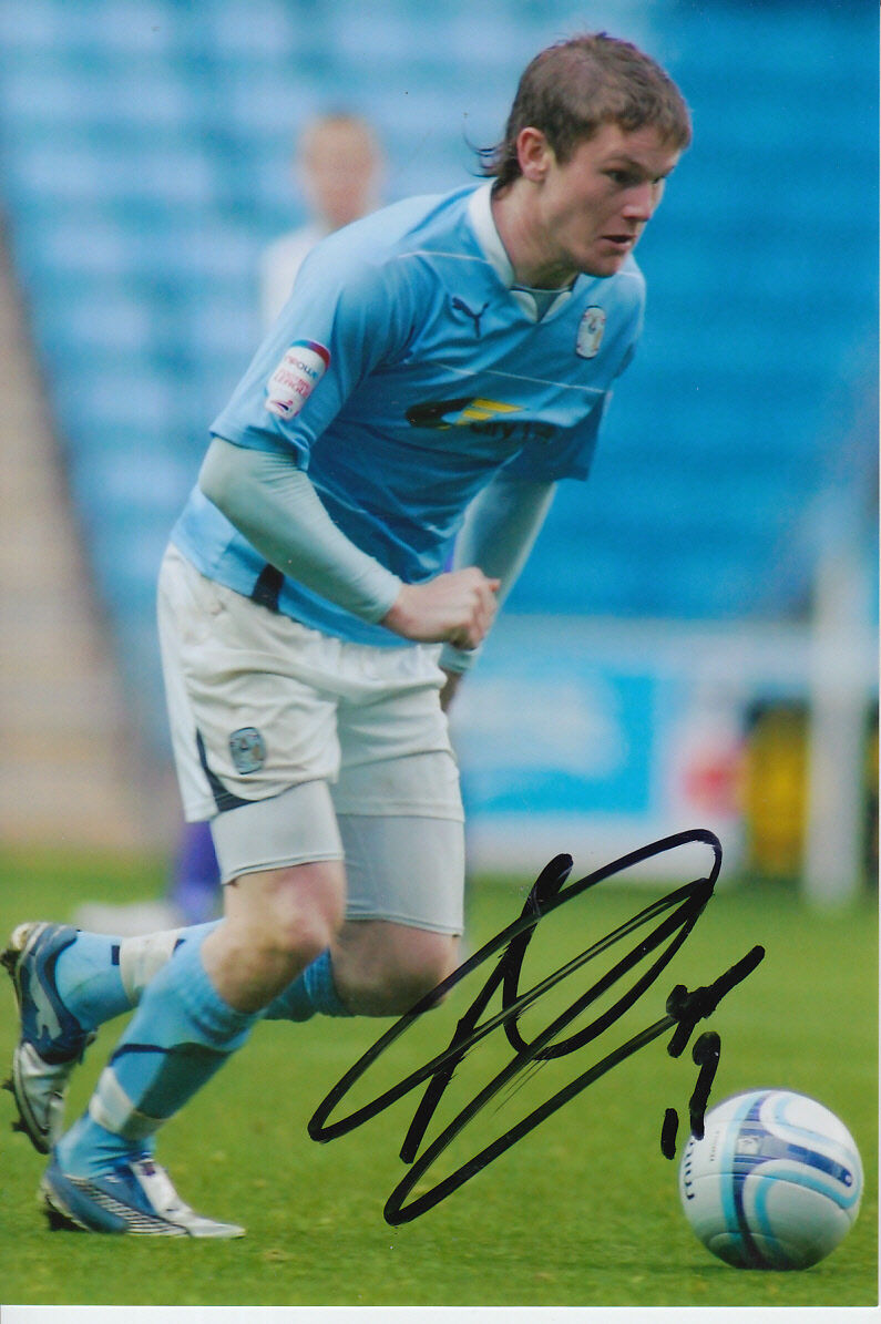 COVENTRY CITY HAND SIGNED ARON GUNNARSSON 6X4 Photo Poster painting 3.